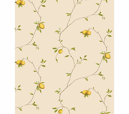 Galerie Aquarius Lemons Kitchen Wallpaper,