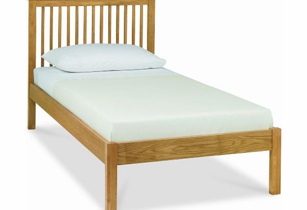 Gallery Collection Atlanta Oak 90cm (Single - 3ft) Low Foot Bedstead