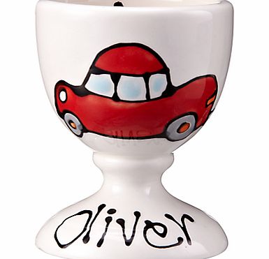Gallery Thea Personalised Egg Cup, Car