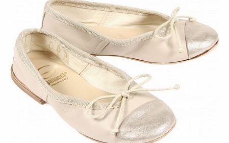 Ballerina Shoes biCollaror - Ecru Ivory 28EUR-10UK
