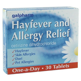 Galpharm Hayfever & Allergy Certirizine (30)