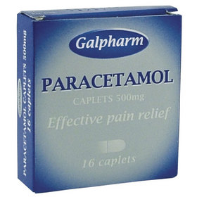 Galpharm Paracetamol 500mg Caplets (16)
