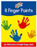 6 Washable Finger Paints