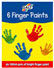 Galt 6 Washable Finger Paints