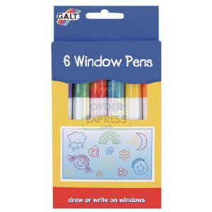 6 Window Gel Pens