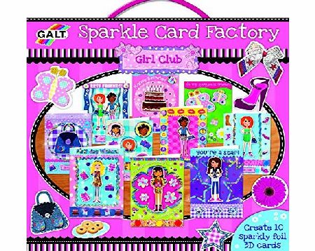 Galt America Galt Toys Girl Club Sparkle Card Factory