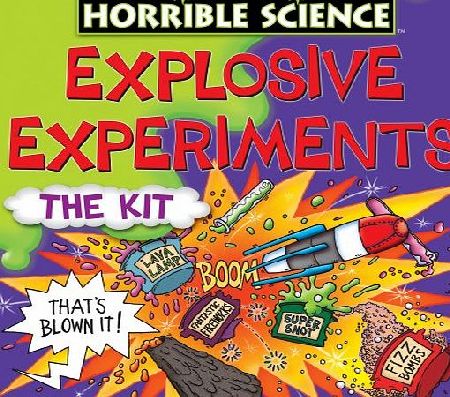 Galt America Horrible Science - Explosive Experiments The Kit