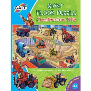 Galt Construction Site Floor Puzzle 30 Piece Jigsaw