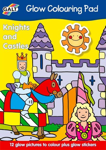 Galt Glow Colouring Book - Knights & Castles