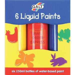 Galt Young Art 6 250ml Liquid Paints