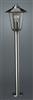 Galveston Tall Pedestal Light: - Stainless Steel