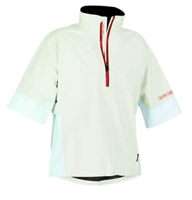 galvin green Aldo Short Sleeved Jacket Fog/White/Chilli Red