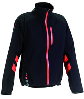 Galvin Green Apex Jacket Black/Chilli Red