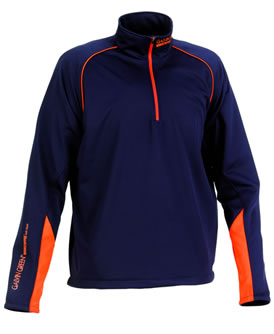 galvin green In Season 09 Bedford Half Zip Windstopper Black/Lava