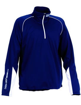 galvin green In Season 09 Bedford Half Zip Windstopper Navy/White