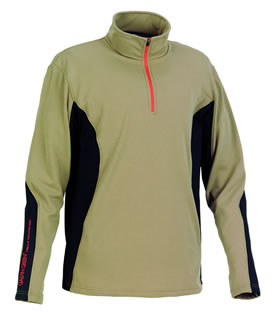 galvin green In Season 09 Daniel Half Zip Insula Porcini/Black/Lava