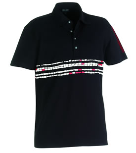 galvin green Jaxon Polo Shirt Black/White/Chilli