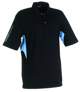 galvin green Jimmy Polo Shirt Black/Sky Blue