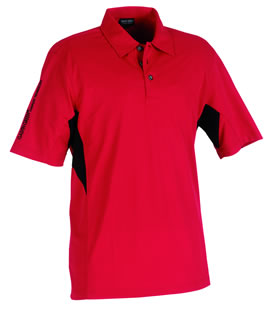Jimmy Polo Shirt Chilli Red/Black