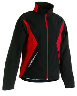 galvin green Ladies Amber Jacket Black/Chili Red