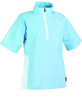 galvin green Ladies Anita Paclite Short Sleeve Crystal Blue/White