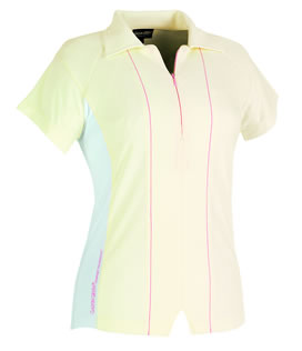 Galvin Green Ladies Jill Shirt Creme/White/Rose