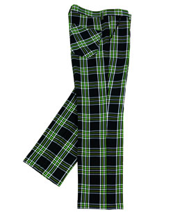 galvin green North Slacks Black/Green/White