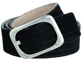 galvin green Wade Suede Belt Black
