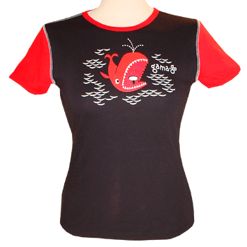 Gama Go Ninja Kitty Whale Tee