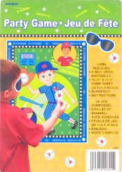 GAME Game - Pin the Baseball on the Boy