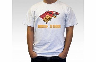 GAME of Thrones House of Stark Ash Grey T-Shirt