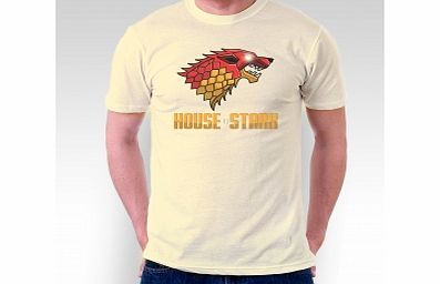 GAME of Thrones House of Stark Beige T-Shirt