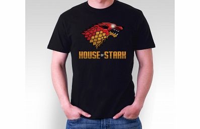 GAME of Thrones House of Stark Black T-Shirt