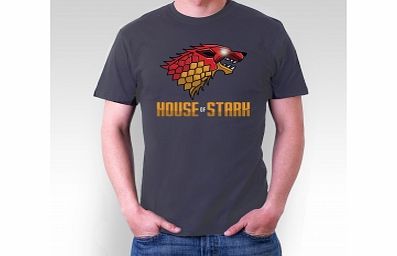 GAME of Thrones House of Stark Dark Grey T-Shirt