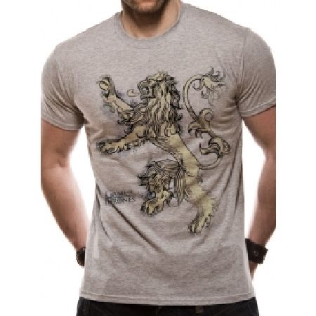 Of Thrones Lannister Lion T-Shirt Medium