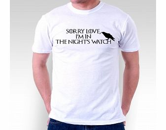 of Thrones Sorry Love White T-Shirt Large