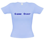 Game Over Player female t-shirt.