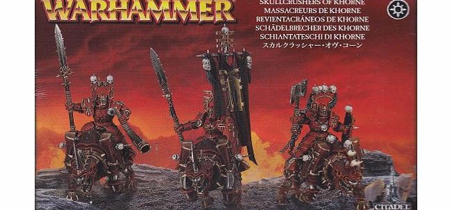 Games Workshop Warhammer Warriors of Chaos Skullcrushers of Khorne (2012) (Plastic) (3 figures)