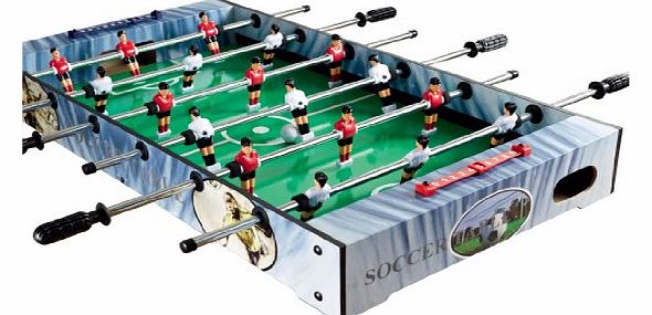 3 Ft Striker Table Top Football - Blue/Green/White