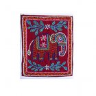 Ganapati Kantha Hand Embroidered Card - 19658