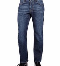 Gant Dark blue faded straight leg jeans