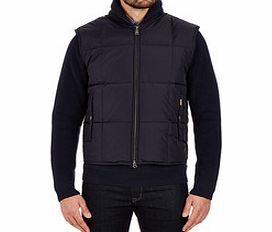 Gant Dark blue padded quilted gilet
