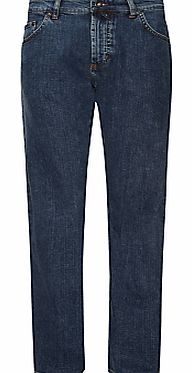 Denim Straight Jeans, Indigo