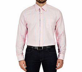 Light pink pinstripe pure cotton shirt