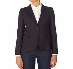 Gant Navy garbadine wool blazer