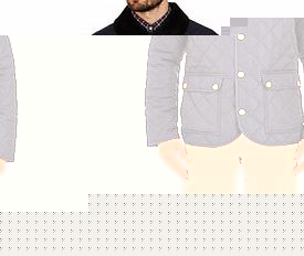 Gant Navy padded quilted jacket