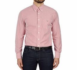 Gant Red and white striped cotton shirt