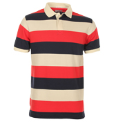 Gant Rugger Gant Block Stripe Polo Shirt
