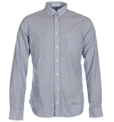 Gant Rugger Gant Moes Banker White and Blue Stripe