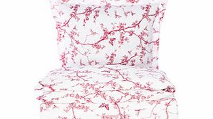 Tree of Life red king size cotton duvet